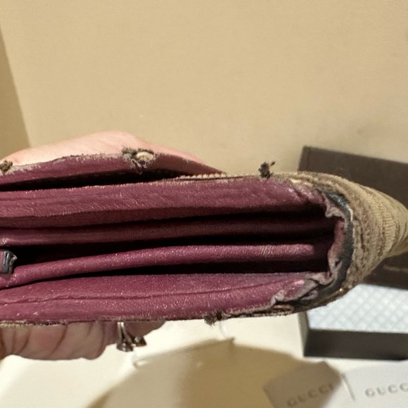 Gucci Interlocking G Webbed Long Wallet w/box - Picture 6 of 14